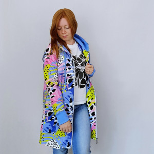 Bluza damska rozpinana MAYA EKSPLOZJA KOLORÓW