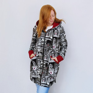 Bluza damska rozpinana MAYA komiks