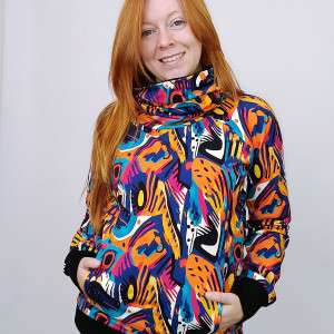 Bluza damska z kominem  LOCO