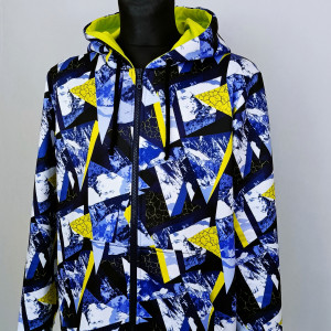 Bluza męska rozpinana GEOMETRIA ( z meszkiem)