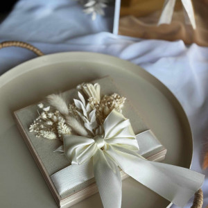 Boho Prezent na ślub na prezent gotówkowy szkatułka