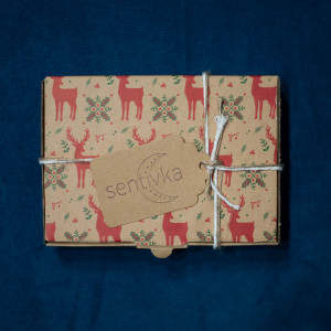 Box prezentowy/prezent pod choinke/zakładki do książek