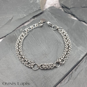Bransoletka chainmaille - łańcuchy