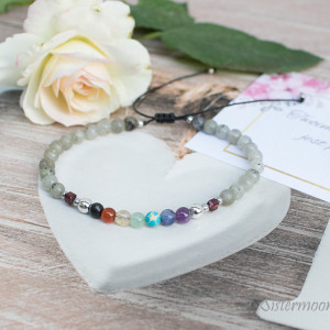 Bransoletka czakralna Ochrona i Odwaga Larvikit