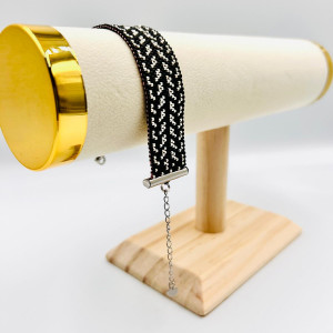 BRANSOLETKA DWUKOLOROWA KLASYCZNA