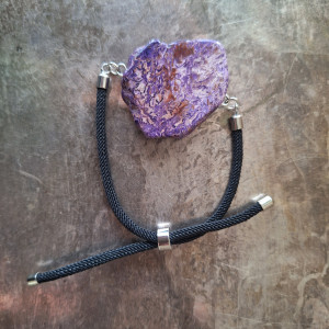 Bransoletka jaspis lazurowe wybrzeże regulowana 3