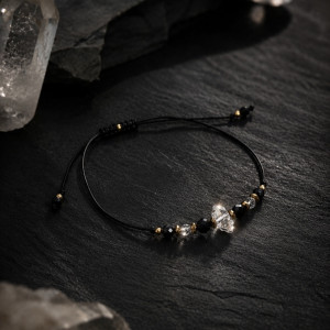 Bransoletka „North Star” z diamentem Herkimer