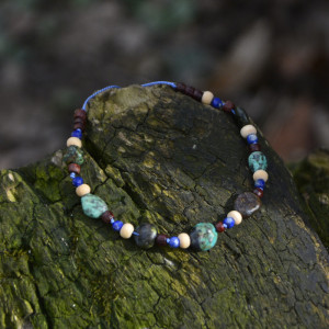 BRANSOLETKA PRAWDY, TWÓRCZOŚCI, PRZYJAŹNI, MIŁOŚCI z turkusem