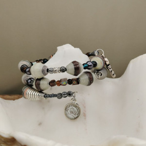 Bransoletka Sekretny Ogród – ręcznie robiona bransoletka z koralików