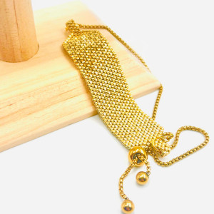 BRANSOLETKA W KOLORZE ZŁOTA Z KORALIKÓW MIYUKI :)