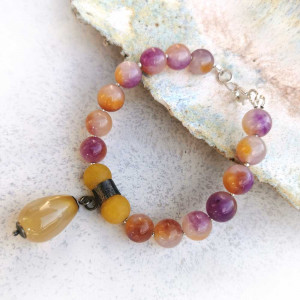 Bransoletka w odcieniach zachodu słońca a987