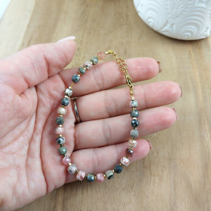 Bransoletka z kamieni -  rodochrozyt 2