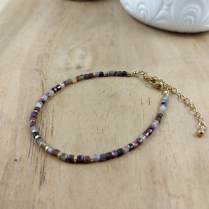 Bransoletka z kamieni -  rubin