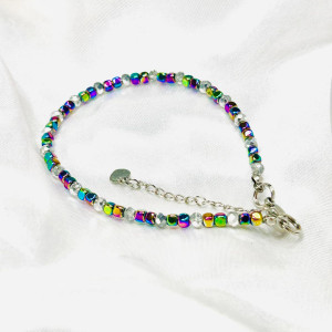 BRANSOLETKA Z NATURALNYCH HEMATYTÓW