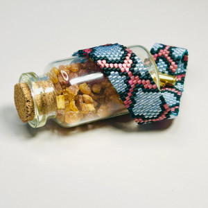 BRANSOLETKA Z ORNAMENTEM WĘŻA