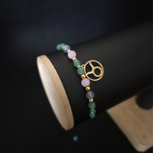 Bransoletka Zodiakalna Byk - wersja ze złotem