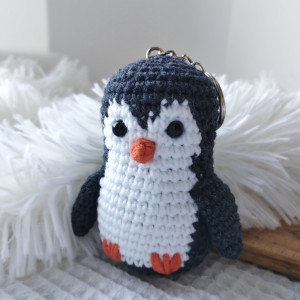 breloczek pingwin, pingwinek