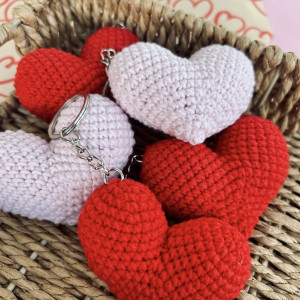 Brelok walentynkowe serduszko