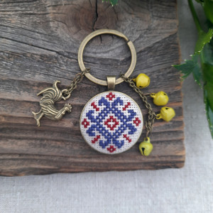 Brelok z haftem karpackim II