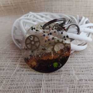 Brelok z żywicy - Galaktyczne Mechanizmy