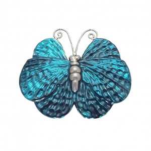 Broszka morski motyl -emaliowane srebro pr925