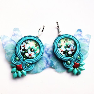 Butterfly earrings kolczyki sutasz