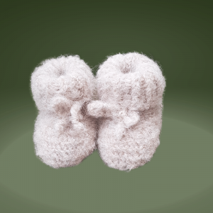 Buty, niechodki, skarpetki alpaka/jedwab beż