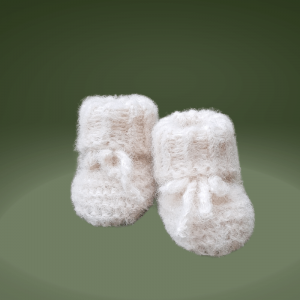 Buty, niechodki, skarpetki alpaka/jedwab ecrii