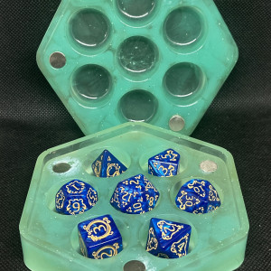 Chirurgiczna Zieleń Pudełko na kostki do RPG