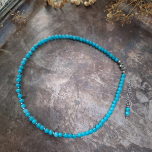 Choker amazonit z przedłużką