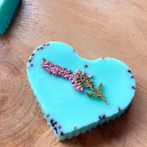 Chrzciny mydło dekoracyjne wrzos