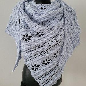 chusta - jasny błękit