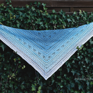 Chusta Perełka - bawełna/akryl - 190x74 cm