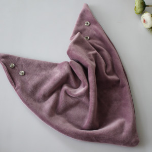 Chusta welur zimny fiolet