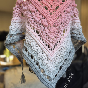 Ciepła chusta z dodatkiem alpaki Siostra 2