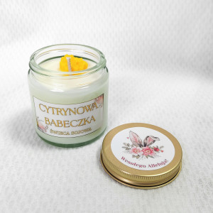 CYTRYNOWA BABECZKA 100 ML ŚWIECA SOJOWA