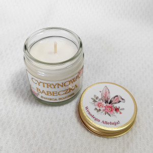 CYTRYNOWA BABECZKA 55 ML ŚWIECA SOJOWA