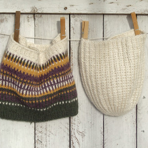 Czapka i Komin - kolorowy komplet z alpaki