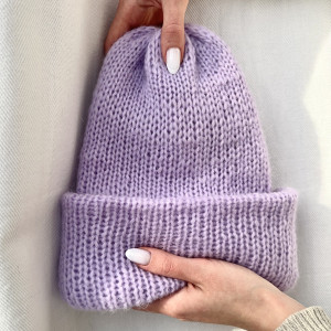 Czapka Mila beanie podwójne ocieplenie baby alpaka wełna merino