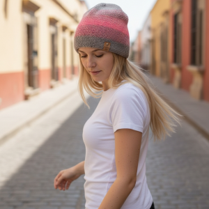 Czapka smerfetka.. Mech