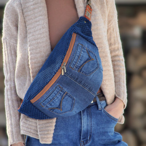 damska nerka XXL  z łączonych tkanin