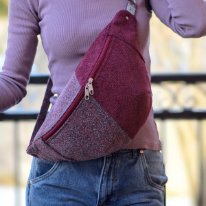 damska  nerka XXL  z łączonych tkanin