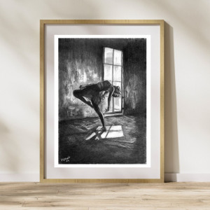 DANCE 1 - PLAKAT A3 - SERIA "TANIEC" - plakat baletnica, balerina