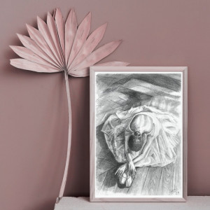 DANCE 4 - PLAKAT A3 - SERIA "TANIEC" - Plakat z baletnicą, balerina