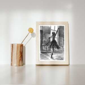 DANCE 5 - PLAKAT A4 - "SERIA TANIEC" - plakat baletnica, balerina