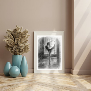 DANCE 6 - PLAKAT A3 - "SERIA TANIEC" - plakat baletnica, balerina