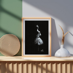DANCE 7 - PLAKAT A3 - SERIA "TANIEC"  - plakat baletnica, balerina