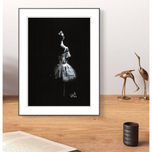 DANCE 7 - PLAKAT A4 - "SERIA TANIEC" - plakat baletnica, balerina