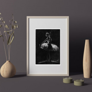 DANCE 8 - PLAKAT A4 - "SERIA TANIEC" - plakat baletnica, balerina