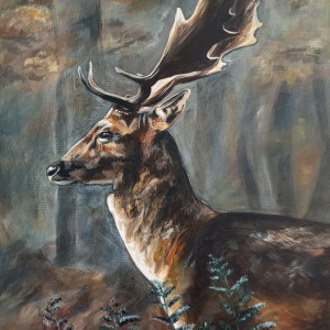 Daniel byk obraz na płótnie 50x70cm